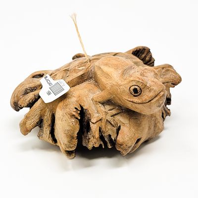 FROG STATUE PARASITE WOOD 1589