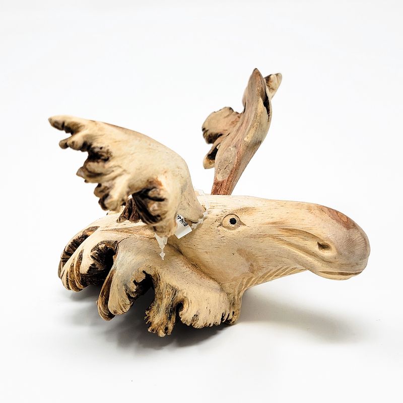 MOOSE HEAD STATUE 1906