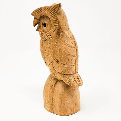 OWL STATUE ON BASE 1849