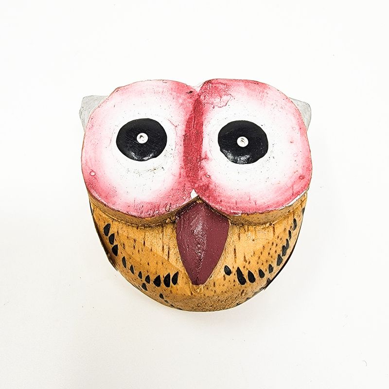 OWL MAGNET ALBESIA WOOD 2132