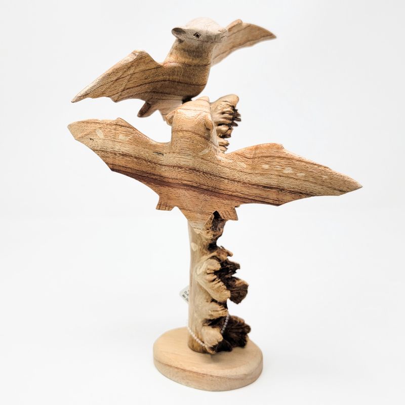 BAT PAIR FLYING STATUE  1863