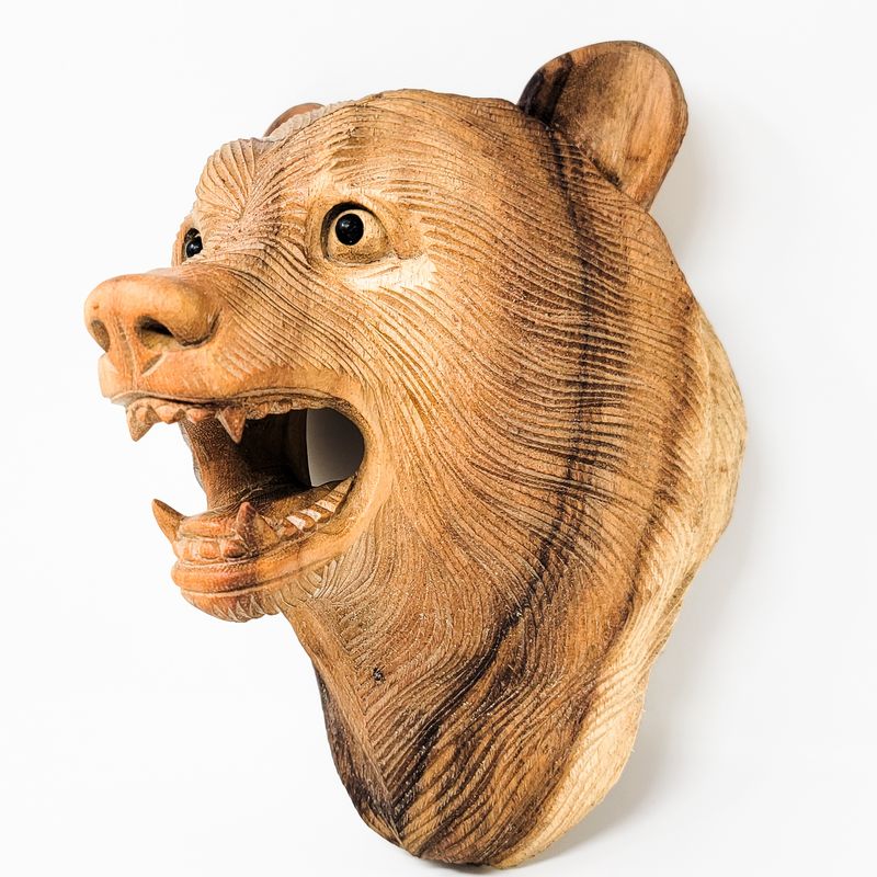 BEAR MASK SUAR HARDWOOD 1910