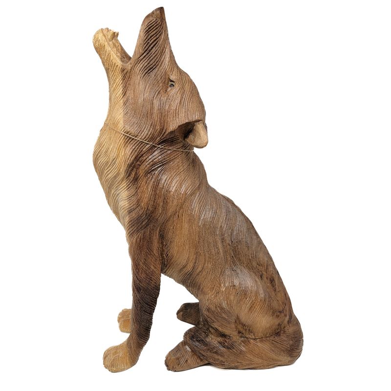 WOLF STATUE 2389