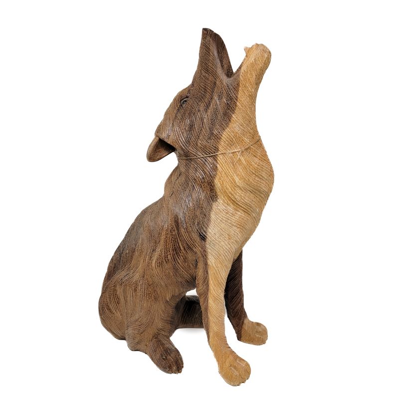 WOLF STATUE 2389