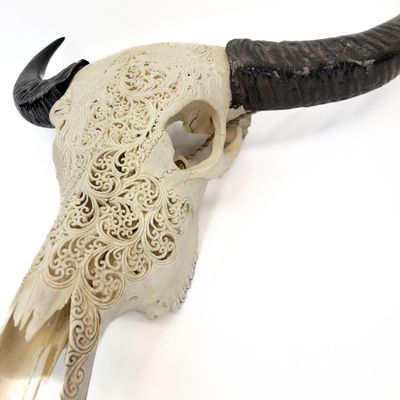 WATER BUFFALO CARVED 1275