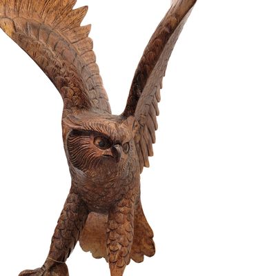 OWL STATUE WINGS UP 29074