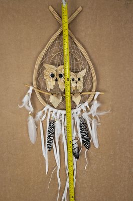 2 OWLS DREAM CATCHER 2317