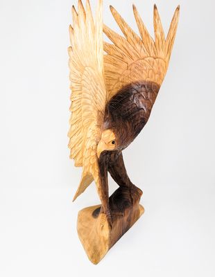 EAGLE STATUE WINGS UP 1825