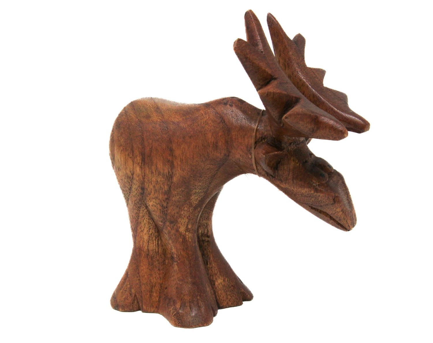 GOOFY MOOSE STATUE   ALBESIA WOOD 1259