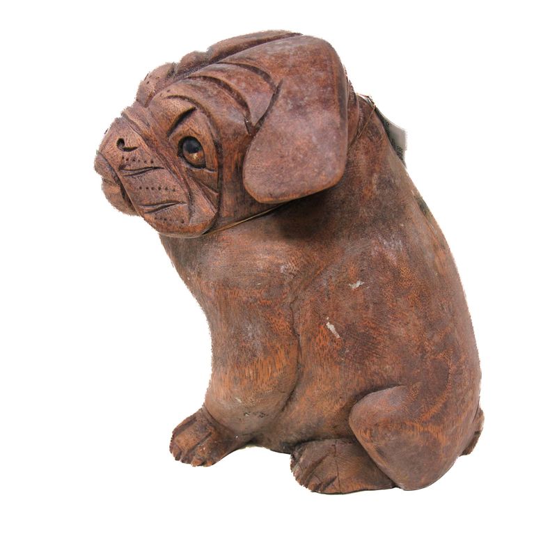 BULLDOG STAUTE STAINED 6609