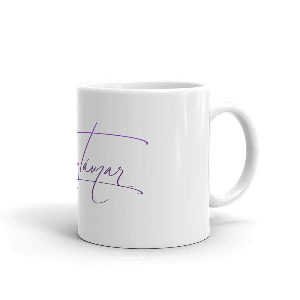 Signature Collection White Glossy Mug, Size: 11oz