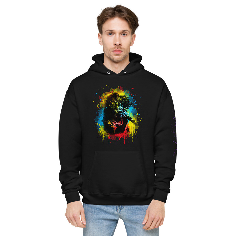 Ashley Támar Live from Australia Unisex Fleece Unisex Hoodie, Color: Black, Size: S