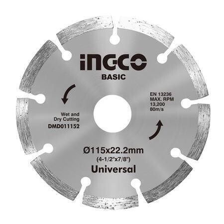 Dry Diamond Disc 7" INGCO