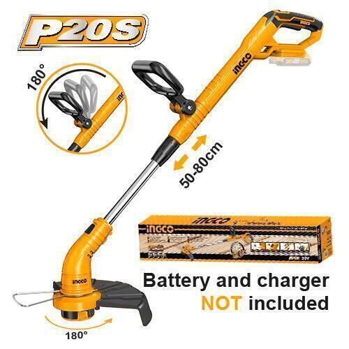 Li-Ion Grass Trimmer 20V INGCO