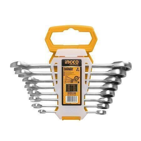 Offset Ring Spanner Set 8-19 mm (8 pcs) INGCO