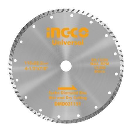 Wet Diamond Disc - 5" X 22.2mm INGCO