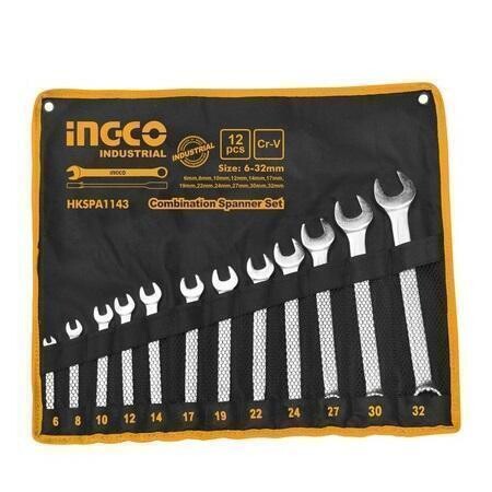 Combination Spanner Set 6-32 mm (12Pcs) INGCO