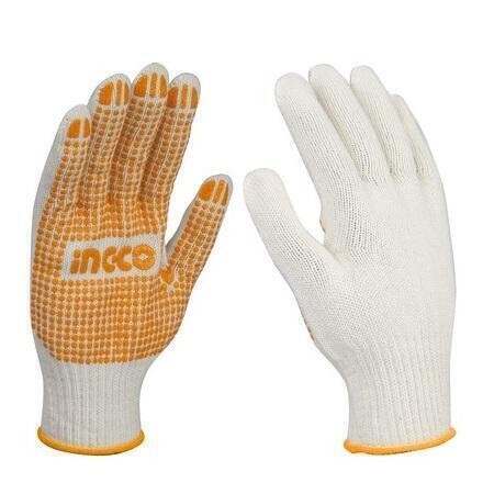 Knitted & PVC Dots Gloves INGCO