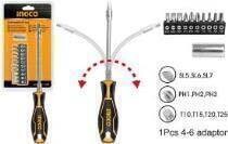 12 Pcs Flexible Shaft Screwdriver Set INGCO