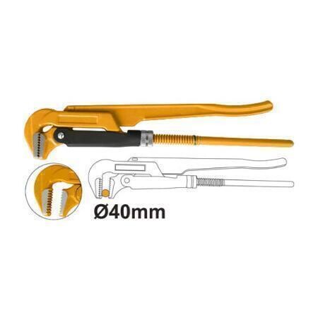 Heavy Duty Swedish Pipe 90Â° Wrench 1"INGCO