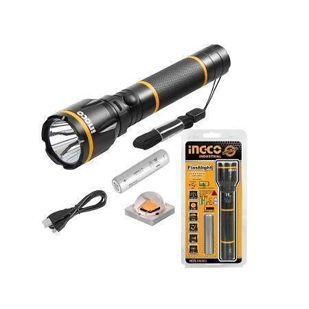 Li-Ion Rechargeable High-Grade Flashlight INGCO