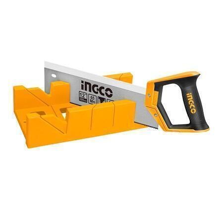 Plastic Mitre box with Back Saw set INGCO