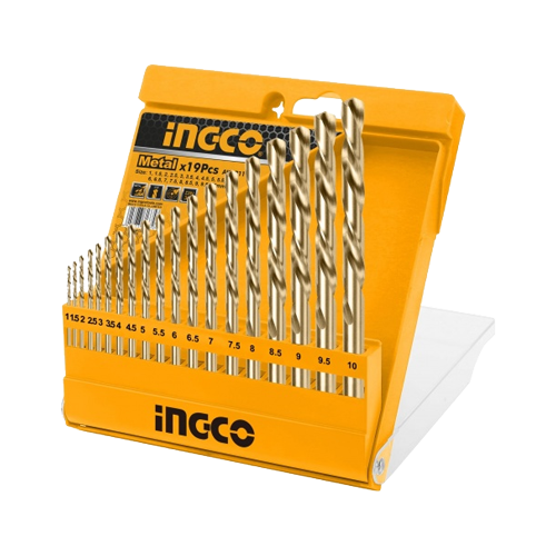 19PCS HSS Twist Drill Bits Set INGCO