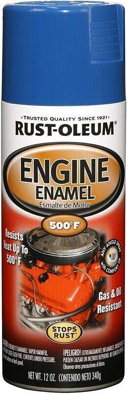 Automotive Rust Preventive Engine Enamel Spray - Blue - Rust-Oleum
