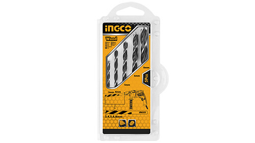 5Pcs Wood Drill Bits Set INGCO