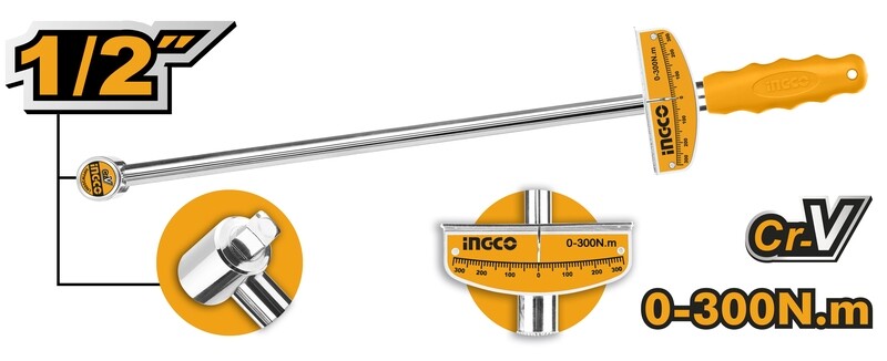 Torque Wrench with handle INGCO