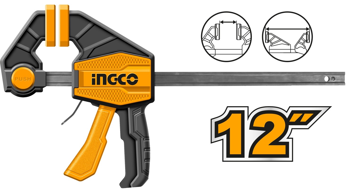 Quick Bar Clamp 12" INGCO