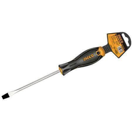 Flat Slotted Screwdriver 5" 6mm INGCO