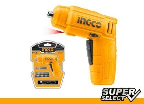 Li-Ion Cordless Screwdriver 4V INGCO