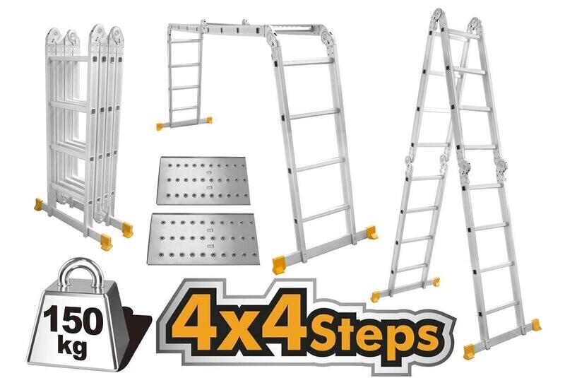 Multi-Purpose Aluminium Ladder 4*4