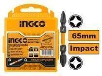Impact Screwdriver Bit Set PH2+PH2 65mm INGCO