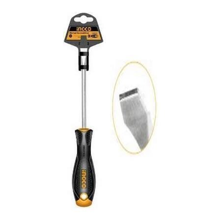 Flat Slotted Screwdriver 4" 6mm INGCO