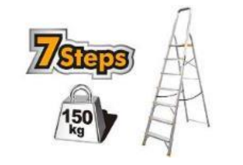 Household Ladder Aluminium 7 Steps
