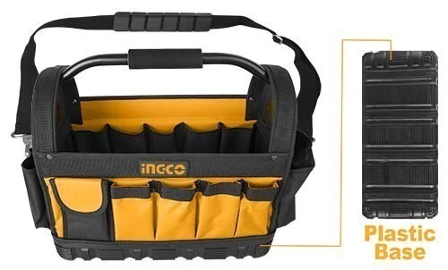Tool Bag with 21pcs Pockets  16" INGCO