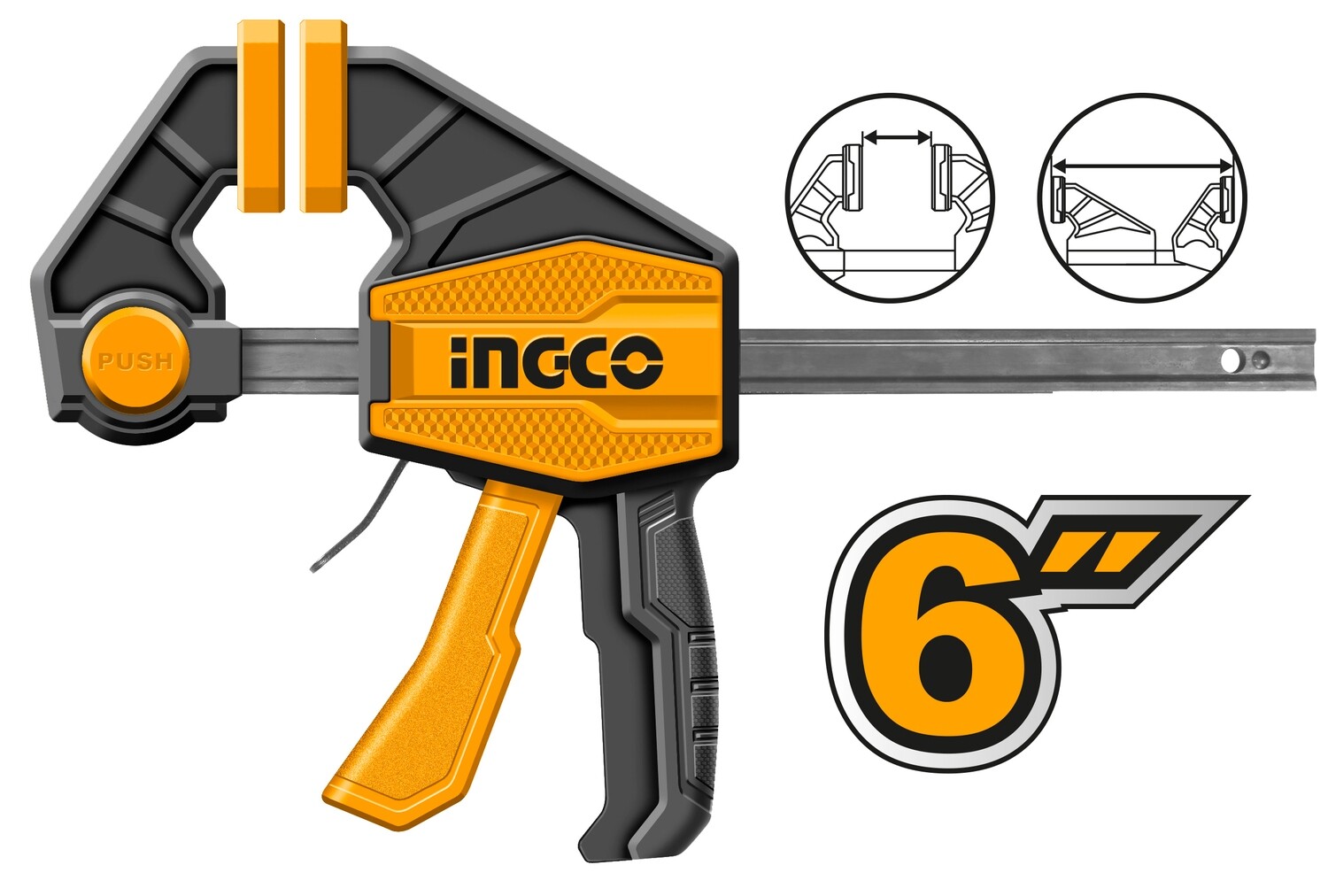 Quick Bar Clamp 6" INGCO