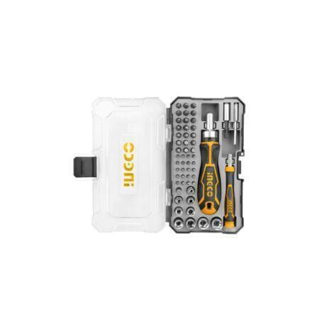 55Pcs Screwdriver Bits Set INGCO