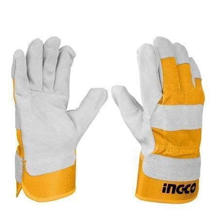 Cow Split Leather Gloves 10.5" INGCO