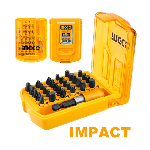 30Pcs 25mm Impact Insert Screwdriver bits INGCO