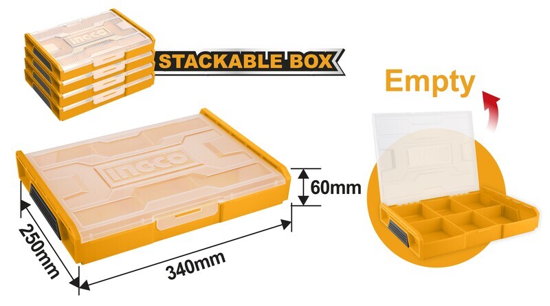 INGCO Stackable Plastic Box