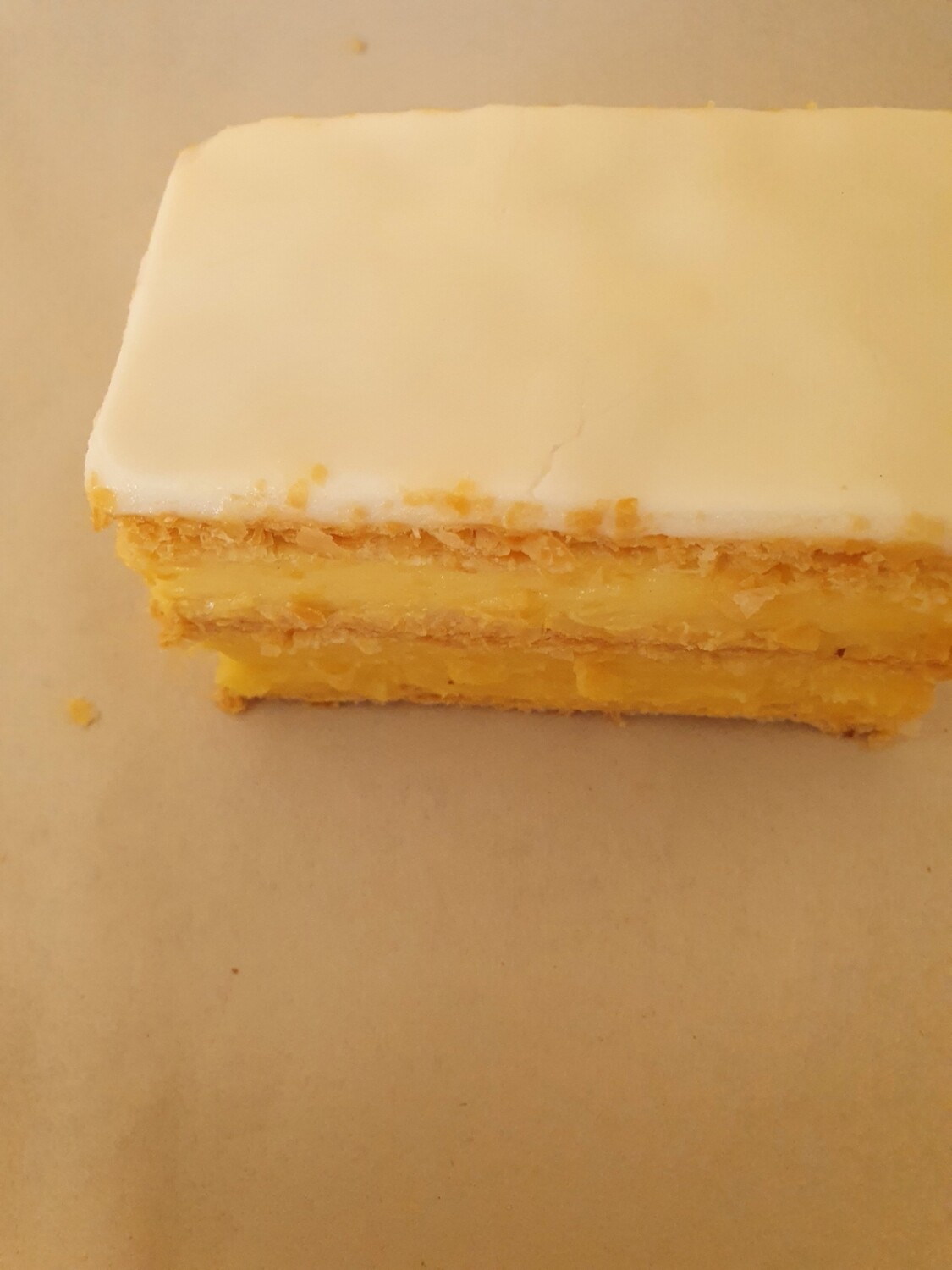 Pandoro Double Decker Custard square (papa rua tapawha pani)