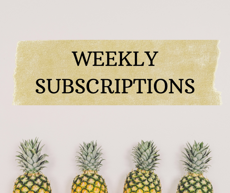 Weekly subscription crates (ia wiki ohaurunga pouaka)