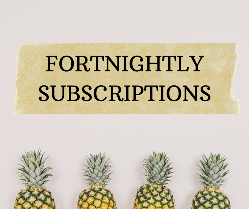 Fortnightly subscription crates (ia rua wiki ohaurunga pouaka)