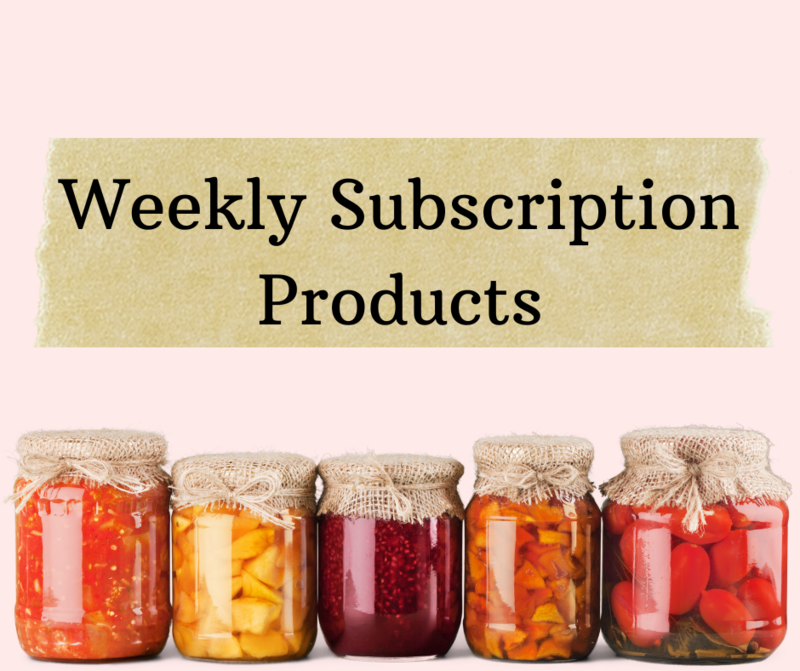 Weekly Subscription Products