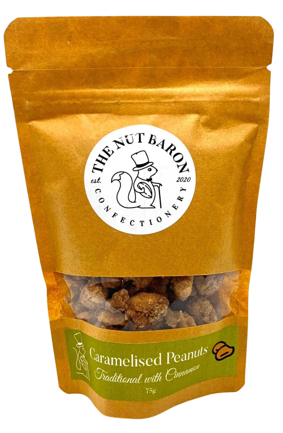 The Nut Baron Caramelised Peanuts 75g
