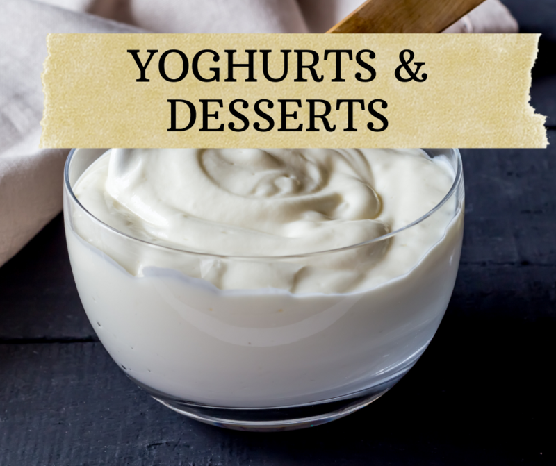 Yoghurts &amp; Desserts