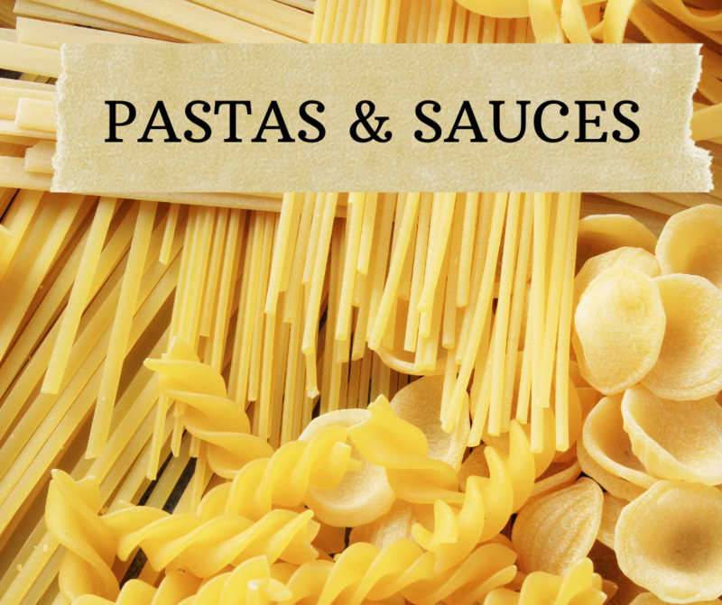 Pastas, Pizza Bases &amp; Sauces